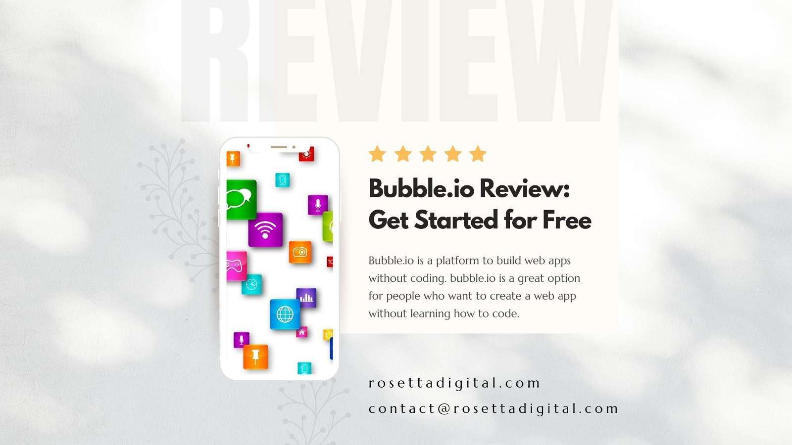 Bubble io Review: Get Started for Free - Rosetta Digital