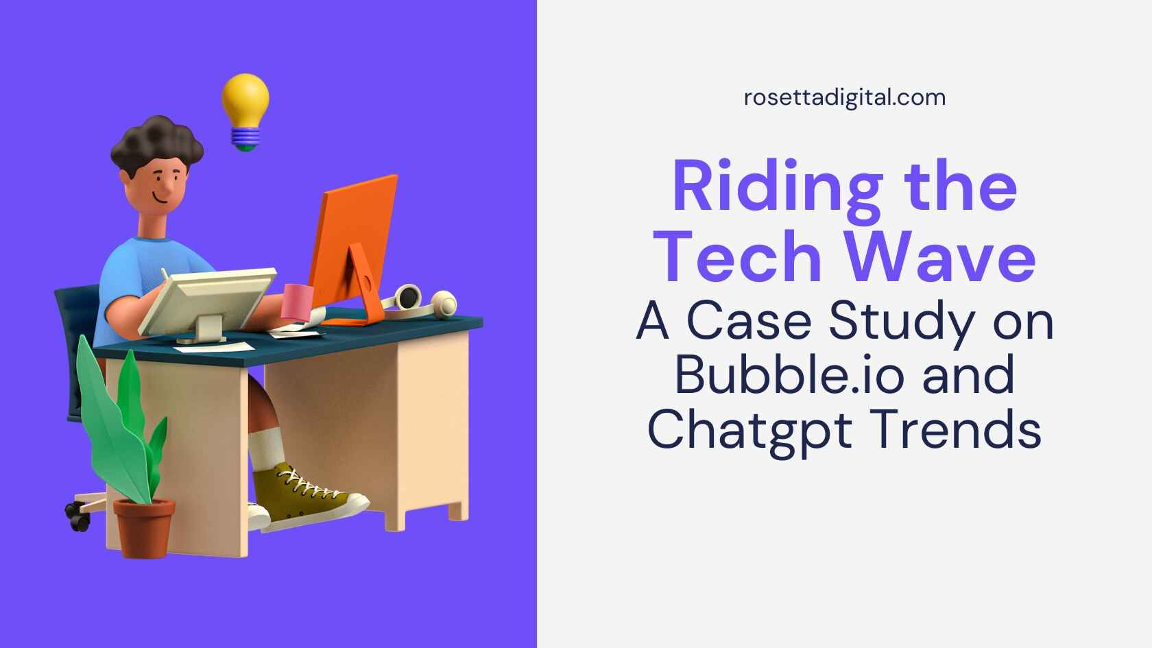 Riding the Tech Wave A Case Study on Bubble.io and Chatgpt Trends Featured Image