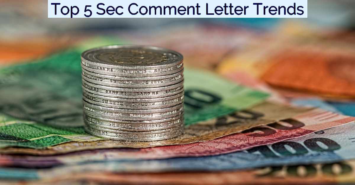 Top 5 Sec Comment Letter Trends- Featured Image