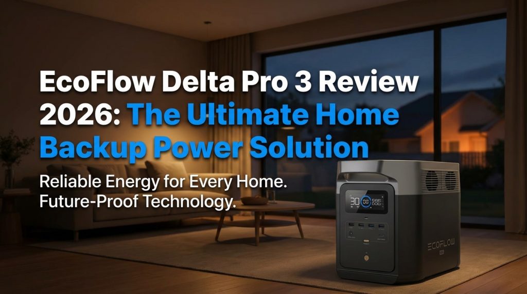 EcoFlow Delta Pro 3 Review 2026 The Ultimate Home Backup Power Solution