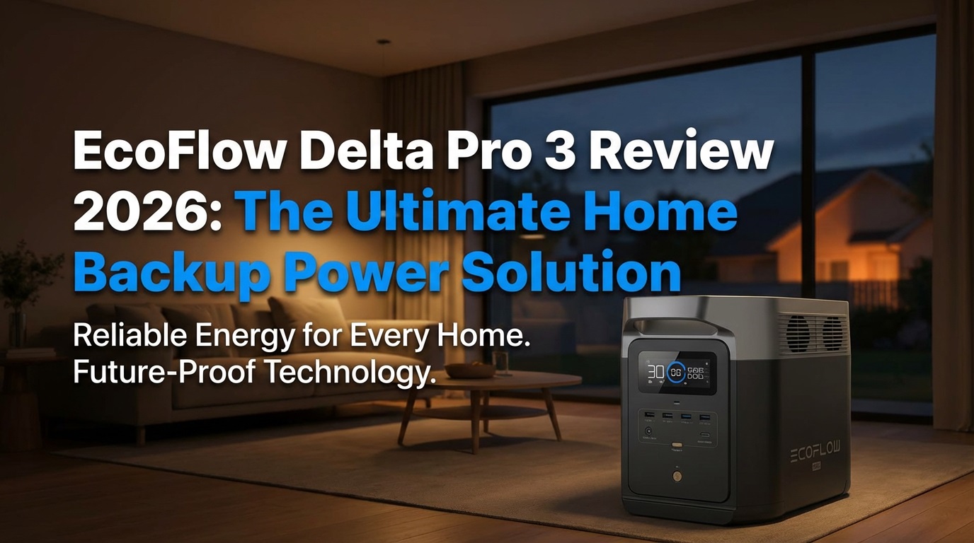 EcoFlow Delta Pro 3 Review 2026 The Ultimate Home Backup Power Solution