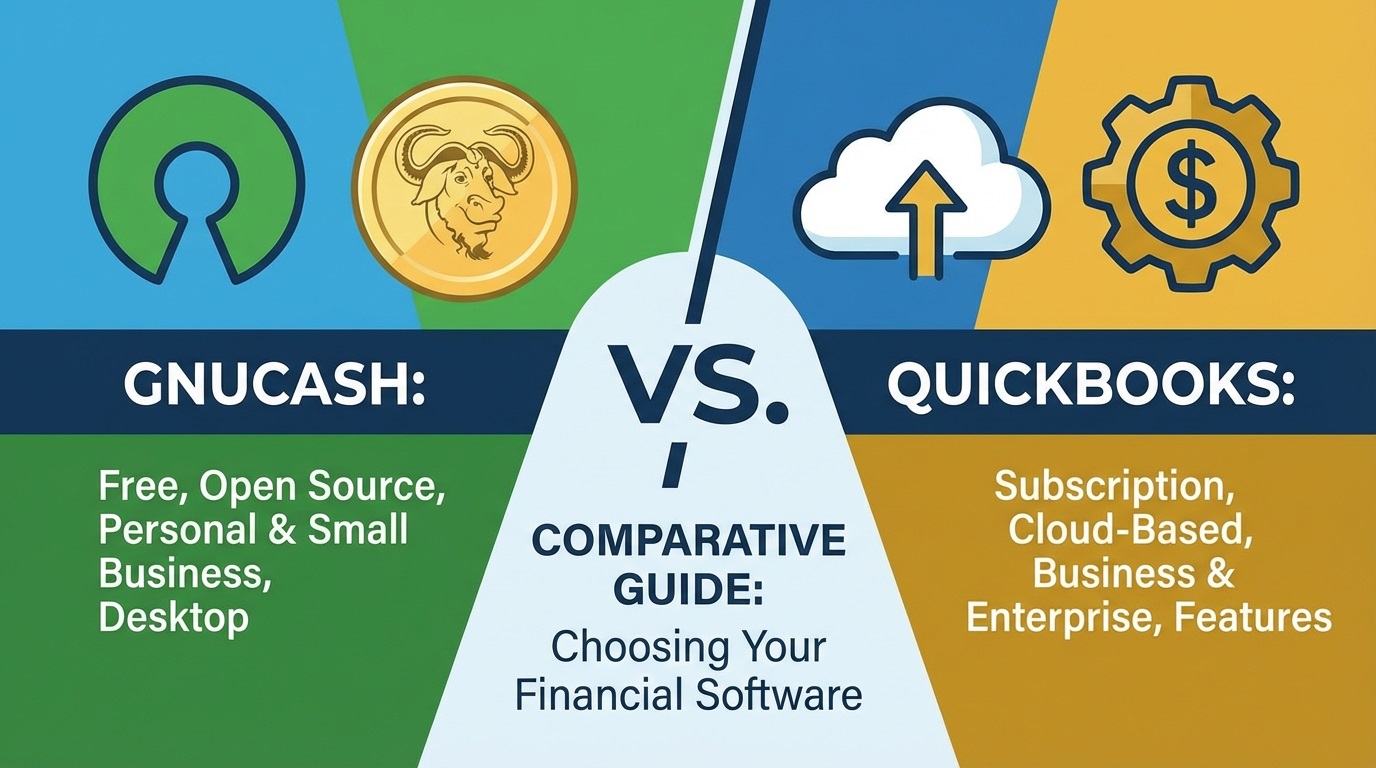 GnuCash vs QuickBooks Pros Cons and Best Uses