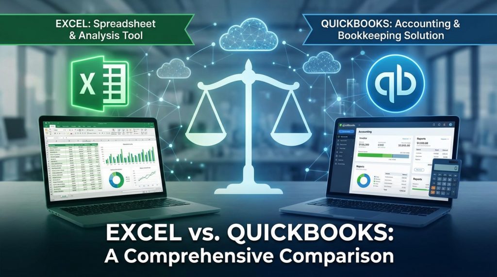 Excel vs QuickBooks When to Use Each for Your Business